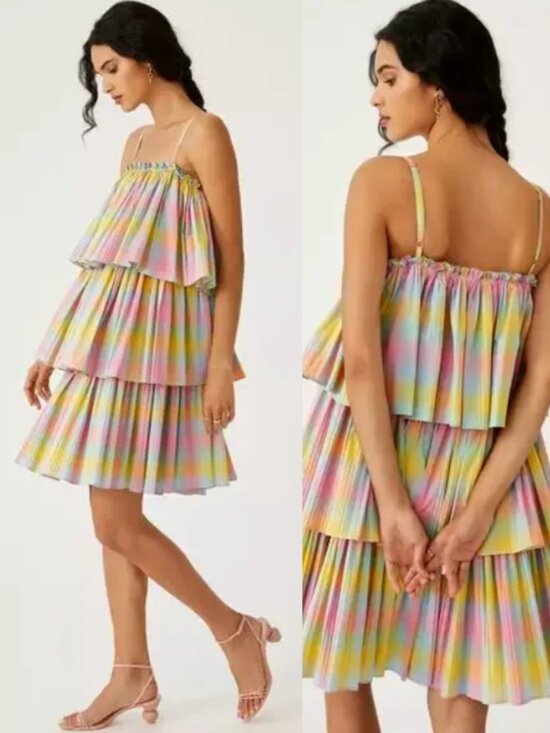 NWT Anthropologie Beactrice Tiered Dress -Size 6